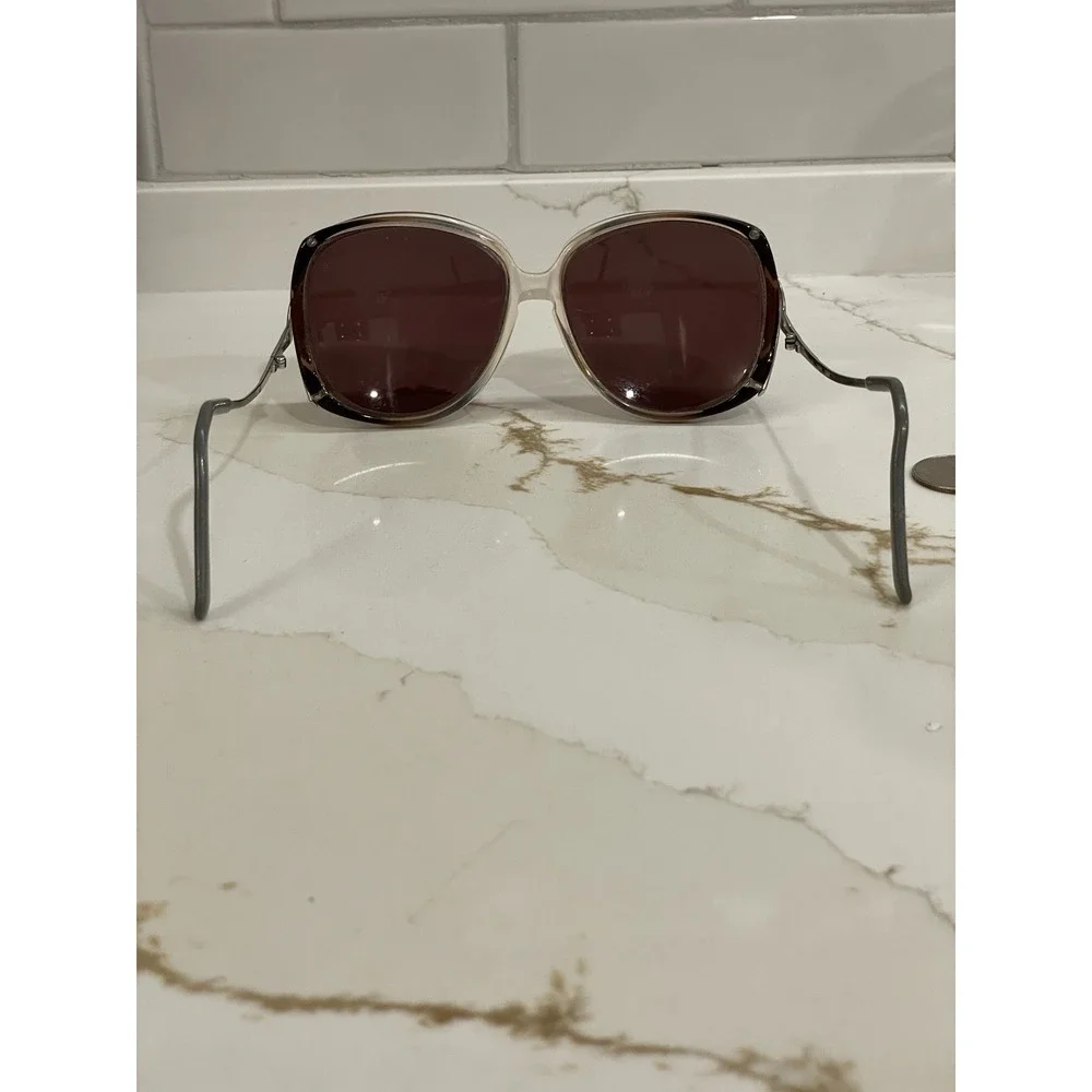 Vintage Univis‎ 140 Sunglasses FRAMES ONLY Women Retro Curved Clear Prescription